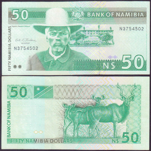 1993 Namibia $50 (EF) L001480